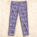 Custom Holly Name Matching Christmas Sleepwear - Personalized Pajama Pants - Made Uniquely Yours