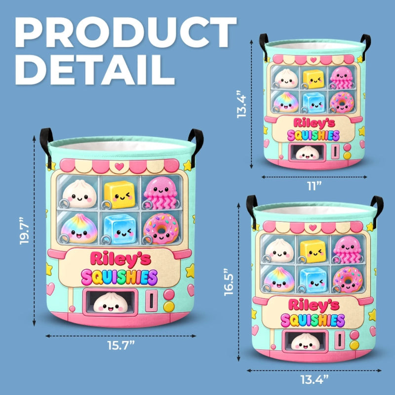 Custom Name Squishy Gifts for Kids - Personalized Laundry Basket - My Collection
