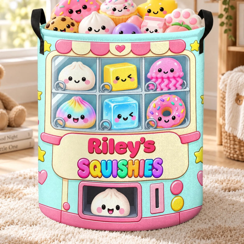 Custom Name Squishy Gifts for Kids - Personalized Laundry Basket - My Collection