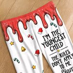 Custom Name Christmas Gifts for Siblings - Personalized Pajamas - The Rules