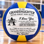 Custom Name Granddaughter Gifts - Personalized Volleyball - Go For It