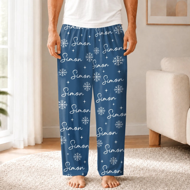 Custom Name Christmas Family Gifts - Personalized Pajama Pants - Just For You