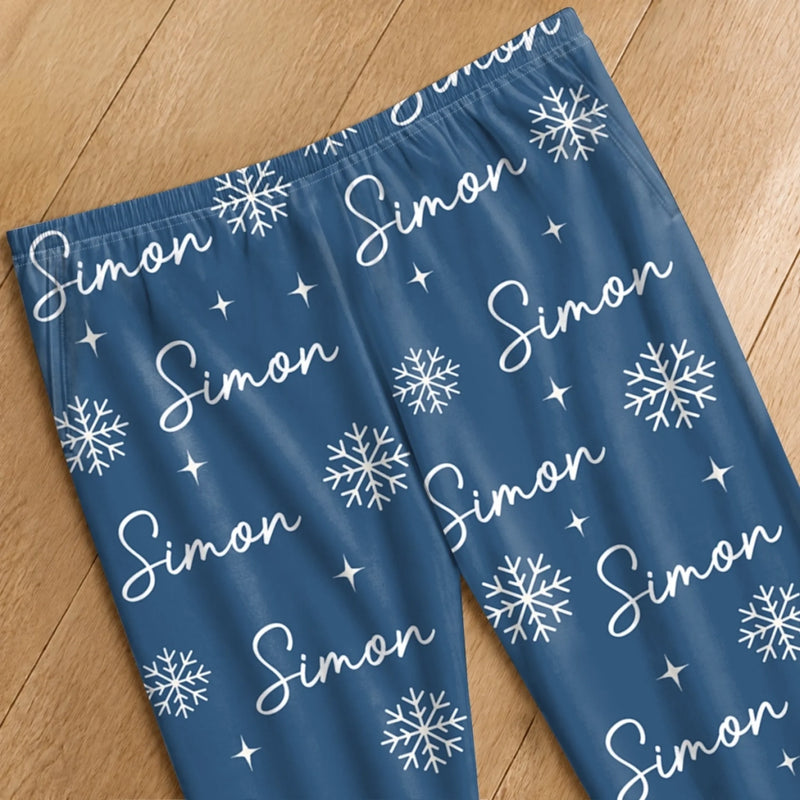 Custom Name Christmas Family Gifts - Personalized Pajama Pants - Just For You