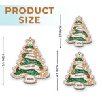Custom Name Christmas Family Gifts - Personalized Acrylic Ornament - Christmas Tree