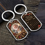 Custom Photo Memorial Calendar Keepsake - Personalized Keychain - Love Lives On In Memories