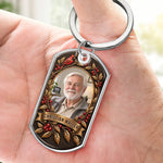 Custom Photo Memorial Calendar Keepsake - Personalized Keychain - Love Lives On In Memories