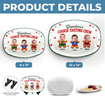 Custom Photo Gingerbread Baby Christmas Gifts for Grandma - Personalized Plate - Sweet Treats Happy Hearts
