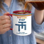Custom Scrabble Best Team Gifts for Coworkers - Personalized Accent Mug - Better As A Team