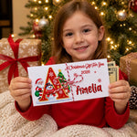Custom Name Christmas Cash Gift Envelopes - Personalized Money Envelop - Little Holiday Cheer