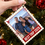 Custom Photo Family Travel Gifts - Personalized Wood Ornament - Making Memories Everywhere