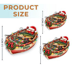 Custom Name Fishing Christmas Gifts for Anglers - Personalized Acrylic Ornament - Santa Can Wait I’m Fishing