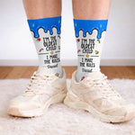 Custom Name Christmas Gifts for Siblings - Personalized Tube Socks - The Rules