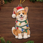 Custom Pet Photo Christmas Gifts - Personalized Pet Ornament - Santa Paws Is Coming