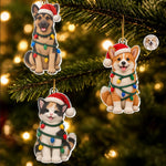 Custom Pet Photo Christmas Gifts - Personalized Pet Ornament - Santa Paws Is Coming