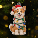Custom Pet Photo Christmas Gifts - Personalized Pet Ornament - Santa Paws Is Coming