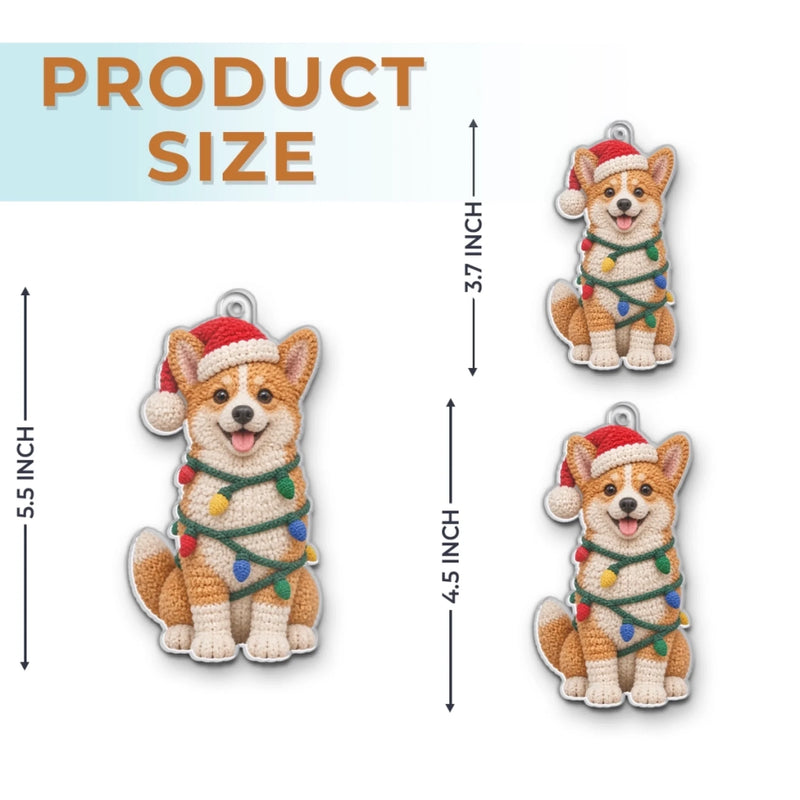 Custom Pet Photo Christmas Gifts - Personalized Pet Ornament - Santa Paws Is Coming