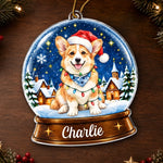 Custom Name Christmas Gifts for Dog Lovers - Personalized Acrylic Ornament - Merry Season Activated
