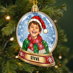 Custom Photo Christmas Family Gifts - Personalized Acrylic Ornament - All Things Merry
