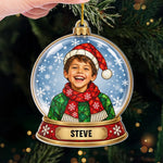 Custom Photo Christmas Family Gifts - Personalized Acrylic Ornament - All Things Merry
