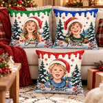 Custom Name Santa Christmas Gifts for Kids - Personalized Pillow - Mood Activated