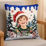 Custom Name Santa Christmas Gifts for Kids - Personalized Pillow - Mood Activated