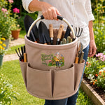 Custom Name Retired & Rooted Gifts for Retirees - Personalized Gardening Tool Bag
