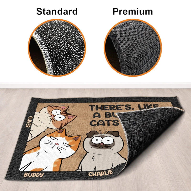 Custom Name Funny Cat Squad Gifts For Cat Lovers - Personalized Doormat - Welcome To The Cat Invasion