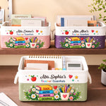Custom Name Teacher Gifts for Educators - Personalized Storage Basket - Inspire