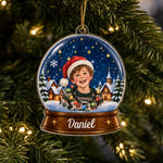Custom Name Christmas Gifts for Kids - Personalized Acrylic Ornament - Big Wonder