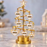 Elegant Star Tree with Hanging Ornaments - Christmas Tree Lights