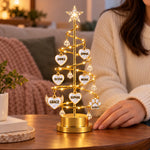 Elegant Star Tree with Hanging Ornaments - Christmas Tree Lights