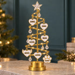 Elegant Star Tree with Hanging Ornaments - Christmas Tree Lights