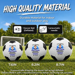 Custom Photo Inspirational Gifts For Grandsons - Personalized Soccer Ball - Every Challenge Makes You Stronger