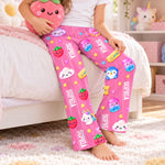 Custom Name Cute Squishy Gifts for Girls - Personalized Pajama Pants - Cheerful Choice
