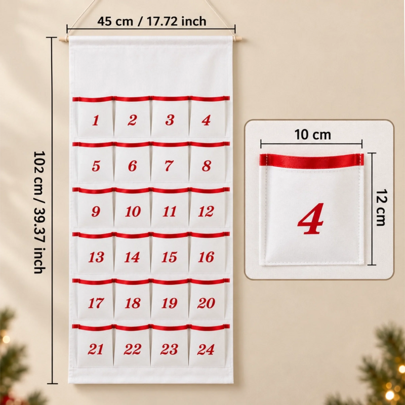 Custom Christmas Countdown Gifts For Kids - Personalized Advent Calendar - Christmas Is Almost Here