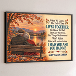 Custom Name Autumn Anniversary Love Keepsake - Personalized Poster - Not Matter