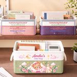 Custom Name Cute Kids Toy Storage Gifts - Personalized Storage Basket - Where Sweet Dreams Begin