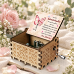 Custom Name Granddaughter Gifts From Grandma - Personalized Music Box - Always Loved Never Far Apart