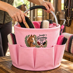 Custom Name Horse Grooming Gifts for Equestrians - Personalized Gardening Tool Bag