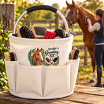 Custom Name Horse Grooming Gifts for Equestrians - Personalized Gardening Tool Bag