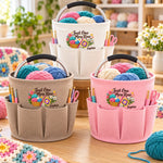 Custom Name Crochet Gifts for Knitters - Personalized Gardening Tool Bag