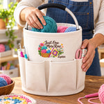 Custom Name Crochet Gifts for Knitters - Personalized Gardening Tool Bag