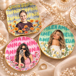 Custom Photo Floral Gifts for Women - Personalized Jewelry Dish