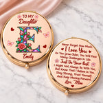 Custom Name Daughter Gifts for Women - Personalized Compact Mirror