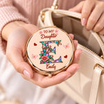 Custom Name Daughter Gifts for Women - Personalized Compact Mirror