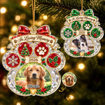 Custom Pet Photo Christmas Memorial Gifts - Personalized Acrylic Ornament - Pet Lovers