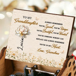 Custom Name Granddaughter Gifts - Personalized Music Box - Never Forget How Special You Are
