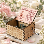 Custom Name Encouragement Gift for Granddaughter from Grandma - Personalized Music Box - Believe In Yourself And Keep Shining