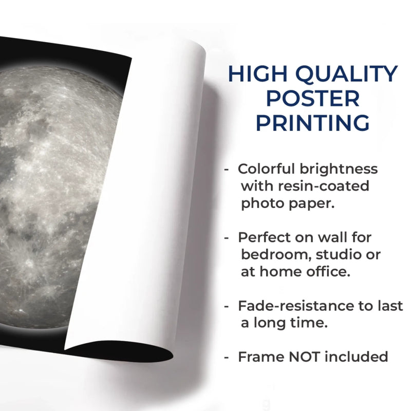 Custom Name and Date First Meeting Moon Gifts for Couples - Personalized Poster - That Day