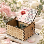 Custom Name Granddaughter Keepsake Gifts - Personalized Music Box - Every Day Is A Chance To Shine